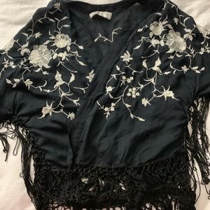 ONE Size cute black Abercrombie Kimono